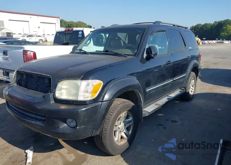 2005 Toyota Sequoia Limited V8 из США, поврежденный, VIN 5TDBT48A35S239406